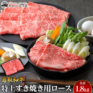 32.鳥取 和牛 特上すき焼き用ロース 1.8kg | 和牛