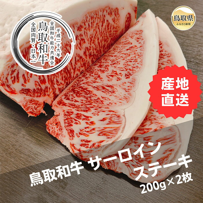 【ふるさと納税】鳥取和牛サーロインステーキ　冷凍200g×2枚_T2600313