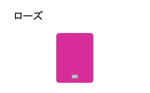 【選べるカラー】クロッツデスクマット｜E｜約 195×145×6.5mm ローズ_2824R-4