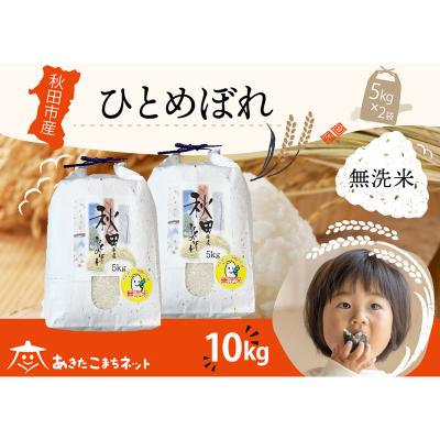 ふるさと納税 秋田市 秋田市産ひとめぼれ 10kg 【無洗米】|15_akn-gg1001m