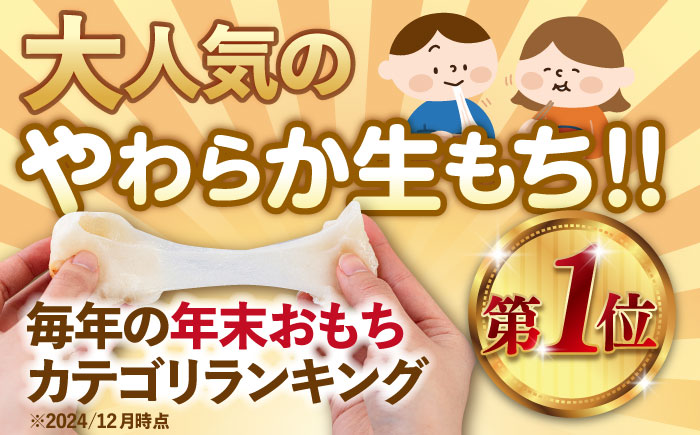 築上町産 本格 杵つき 生もち 90個 (10個×9パック)《築上町》【アルク農業サービス合同会社】 餅 お餅 もち [ABAB002] 19000円 1万9千円