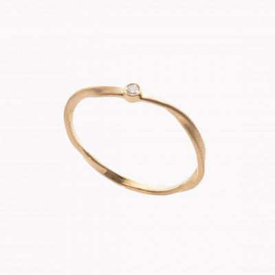 ふるさと納税 一関市 K18 フローラインリング レディース アクセサリー |  | 01