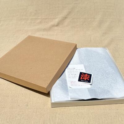 ふるさと納税 香川県 【香川漆器】33cmカット盆　黒塗花 |  | 03