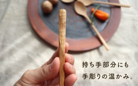 【ホワイトオーク】ディナースプーン5本セット 糸島市 / 家具工房 橙[AZF006]