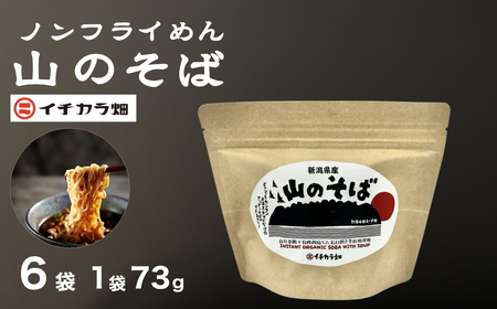 山のそば 6個セット イチカラ畑/インスタント