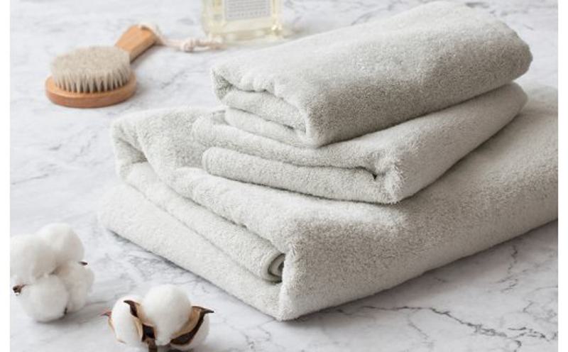 【スピード発送】ハレバスタオル1枚フェイスタオル2枚（ウォームグレー）