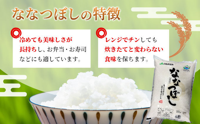 令和7年産 北海道一の米処“岩見沢”の自信作！ななつぼし（5㎏×3ヶ月） 合計15㎏ ※定期便