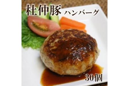 大仙市産 杜仲豚ハンバーグ 30個 【長沼商店】