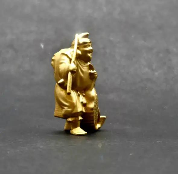 【造幣局ホールマーク入り】【純金】恵比寿　大 15~16g　【甲斐石和温泉七福神】　252-027