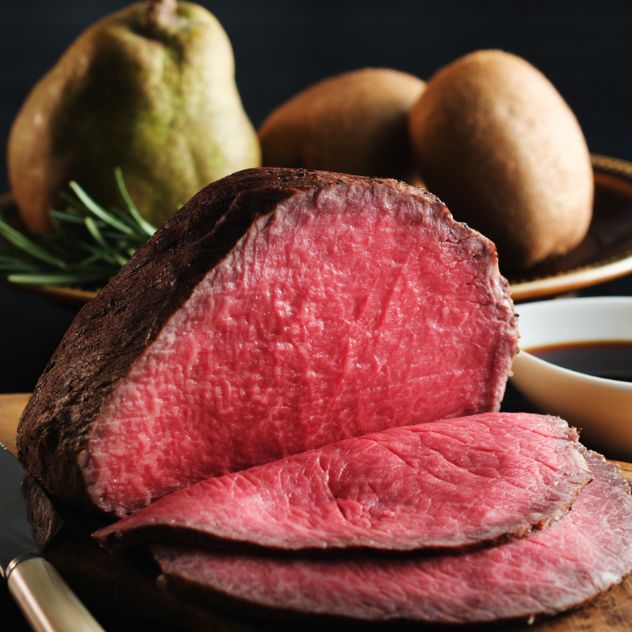 ＜踊るローストビーフ　ともや＞京都府産「黒毛和牛」ローストビーフ（ランプ）350ｇ