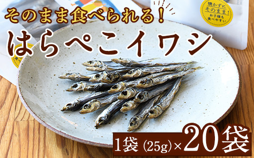 
            はらぺこイワシ20袋セット(25g×20袋)海産物 いわし 鰯 おつまみ おかず【下園薩男商店】a-35-4-z
          