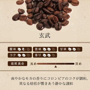 豊臣珈琲 玄武 粉 計1kg エチオピア／コロンビア産 [2600]