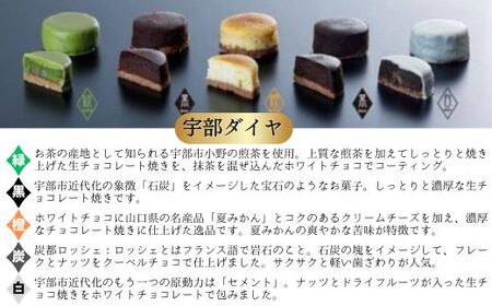 宇部お土産セット 宇部かま4種6個 宇部ダイヤ5個 チョコレート チョコレート