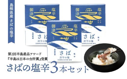 さばの塩辛 80g×3本セット 島根県松江市/株式会社Mitsu FisherMan\'s Factory [ALFN004]