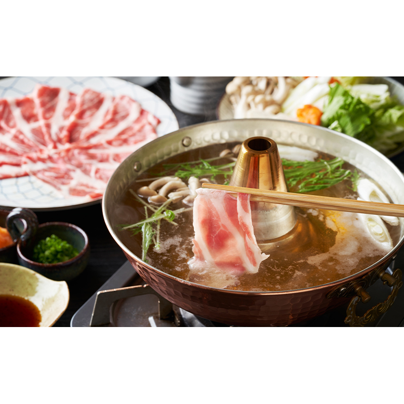 【北一ミート】かみふらの ラベンダーポーク しゃぶしゃぶ 2種食べ比べセット 計400g ( ラベンダーポーク 豚肉 豚 冷凍 国産 スライス しゃぶしゃぶ 肩ロース肉 ロース ジンギスカン 北海道 