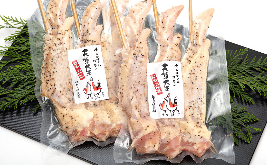 天草大王【山賊セット】幻の鶏 キャンプ BBQ 骨付き もも肉 800g!! 大手羽先 3本×2セット