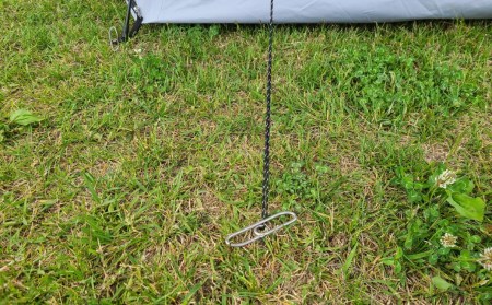 ハンマー不要の回転式ペグ [くるくるペグ] ミニタイプ 10本セット ステンレス製 燕三条製 防災用品 キャンプ用品 アウトドア用品  【010S297】 