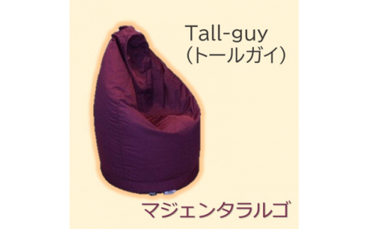 
1人掛け屋内外兼用ビーズソファ Tall-guy(トールガイ)　マジェンタラルゴ【1356152】
