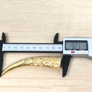 鹿の角のフィギュア(大)　置物　オブジェ　インテリア　24金　K24