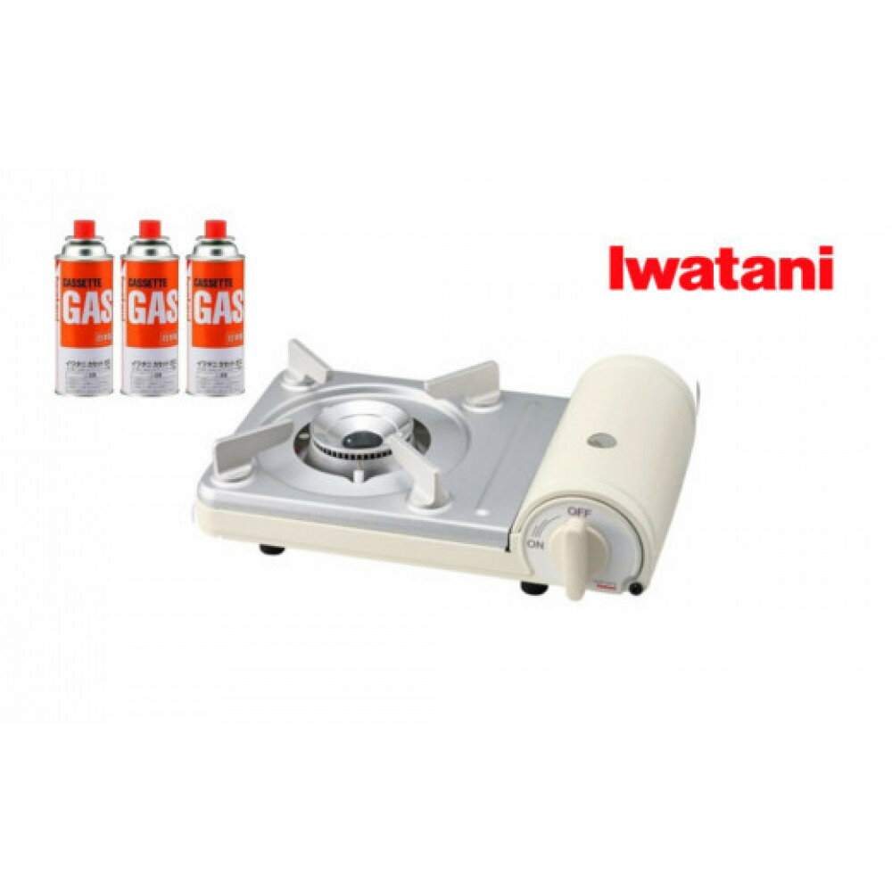 【ふるさと納税】イワタニ カセットフー カセットフーミニ+カセットガス3P ＜カラー選択可＞ | スポーツ　アウトドア　電化製品　キッチン家電　雑貨　日用品　防災グッズ