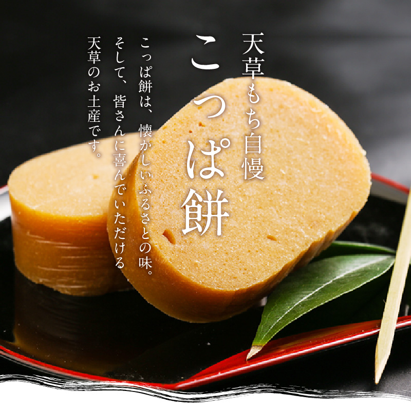 S031-002-T02_【定期便2回】天草 郷土の味 こっぱ餅詰め合せ 6個入り