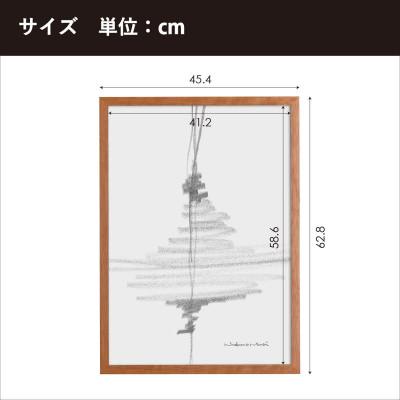 ふるさと納税 府中市 府中市の家具　フレーム　サノ　A2サイズ　ウォールナット |  | 03