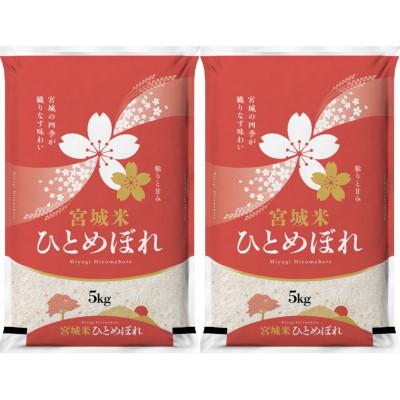 ふるさと納税 登米市 令和7年産　宮城県登米市産ひとめぼれ(精米)5kg×2袋セット