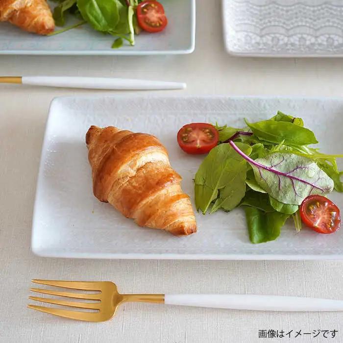 【波佐見焼】チュールレース 長角皿 4点セット 食器 器 皿 長皿【陶芸ゆたか】[VA112] 波佐見焼