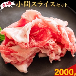 菊池やまあいの豚小間スライス 2kg 《90日以内に出荷予定》(土日祝除く)》1パック200g 豚肉 豚小間 スライス済み 小分け 熊本県産 九州産 国産 冷凍 送料無料