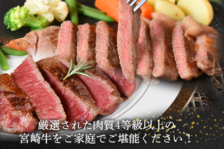 ＜宮崎牛『シン極(きわみ)』ロース肉約4kg、ヒレ肉約2.5kg (冷蔵・3回配送)＞ 国産ブランド牛 黒毛和牛【MI635-nk-c-03】【中村食肉】