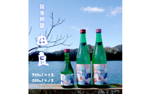 
純米吟醸 由良 720ml×2本 300ml×1本 日本酒 ３本セット 辛口 地酒 限定パッケージ熨斗 贈答 ギフト
