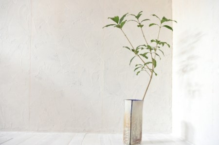 Hiwairoフラワーベース　青　花器　花瓶　高さ30cm×12cm×7cm（花瓶 雑貨 京都