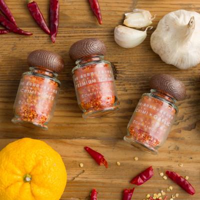 ふるさと納税 丹波篠山市 丹波篠山おいしいスパイス 3本セット(プレミアム一味唐辛子・ゆず一味唐辛子・にんにく一味唐辛子)