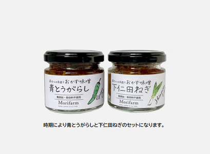 【無添加】おかず味噌 下仁田ねぎととうがらしのセット _BI91