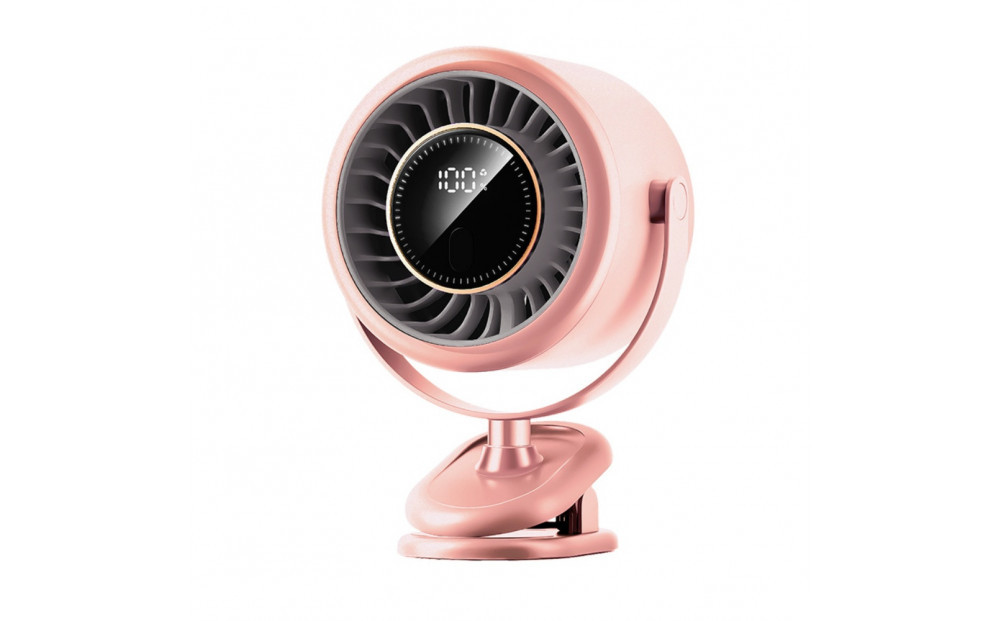【ピンク】クリップ式 扇風機 サーキュレーター【2026年夏・新製品】 ミニ扇風機 卓上 DCモーター パワフル送風 自動OFF 6段階風量 コードレス 2WAY 大容量電池 4000mAh USB充