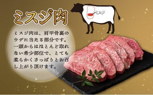 《2026年5月発送》宮崎牛ミスジステーキ600g