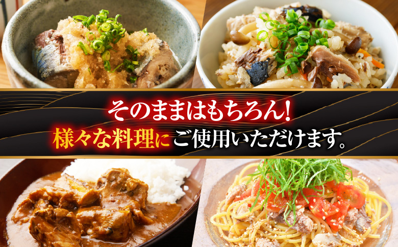 【北海道根室産】さば水煮180g×24缶 B-42082