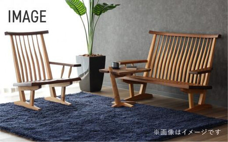 【高島屋選定品】モーリー 1Pソファ 肘かけが左右を選べる | チェア 椅子 いす 木製 ダイニング 飛騨の家具 リビングチェア ダイニングチェアー 食卓椅子 木脚 天然木 無垢材 家具 おしゃれ 人