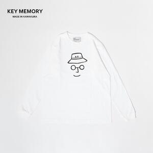 《3》【KEYMEMORY】バケットハットロングＴシャツ　WHITE