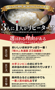 3人に1人がリピーター!☆全10回定期便☆ 岩手ふるさと米 5kg×10ヶ月（計50kg） 令和5年産  一等米ひとめぼれ 東北有数のお米の産地 岩手県奥州市産 [U0145]