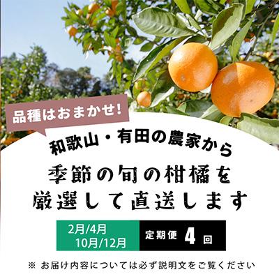 ふるさと納税 美浜町 【発送月固定定期便】季節の柑橘定期便B【フルーツ定期便】【和歌山県有田】全4回 |  | 01