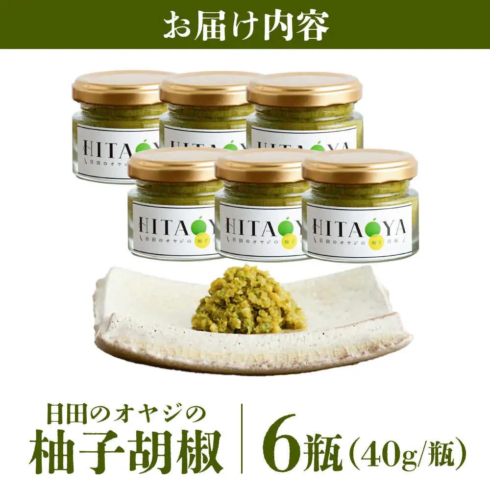 HITAOYA 日田のオヤジの柚子胡椒 (40g×6瓶) 柚子胡椒[ARGG004]
