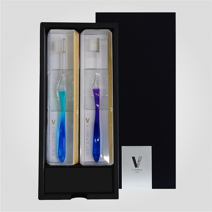 
                  VIGAKU LAB.ギフトセット　グラデーションクールカラー ／ オーラルケア タナベ 歯ブラシ クレンジングブラシ ビガクラボ ハミガキ 大人用 プレゼント ギフト 奈良県 田原本町
                