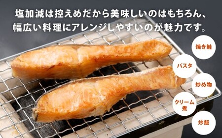 塩銀鮭 切身1パック 約800g（約80g×10切） 鮭 切り身 銀鮭 塩鮭 サケ シャケ 魚 魚介 海鮮 福岡県 北九州市