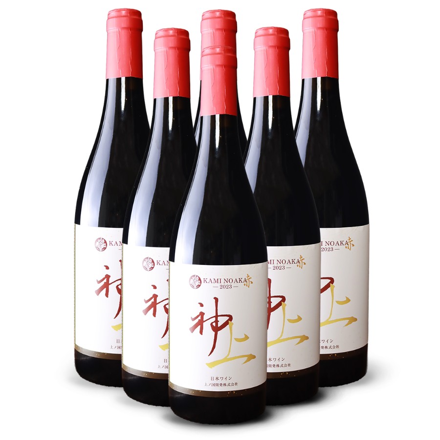 ＜上ノ国ワイナリー＞上の赤2023 750ml×6本