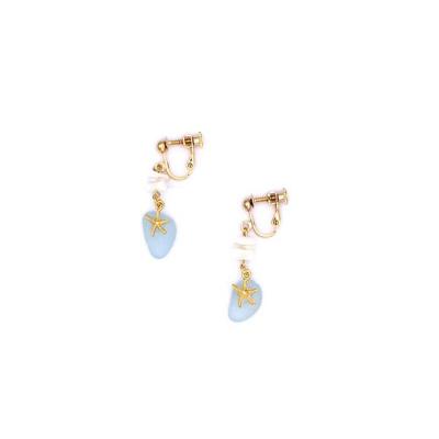 ふるさと納税 恩納村 【ブレスレット&イヤリング】Sサイズ|サンゴとシーグラスのアクセサリーセット |  | 03