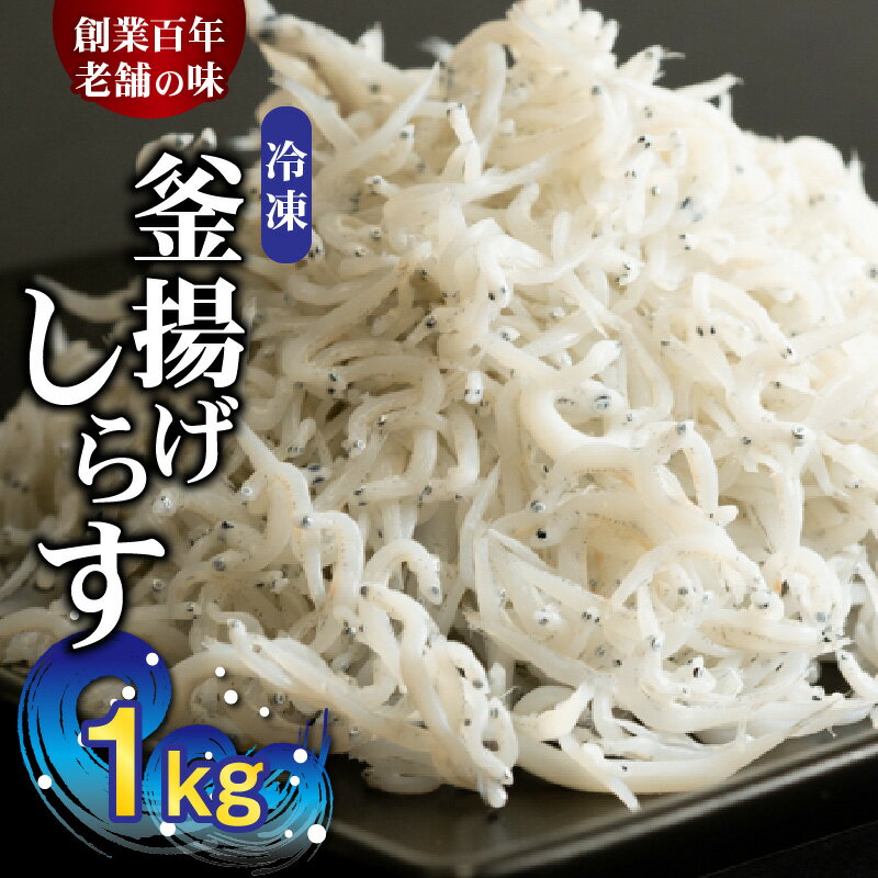 【ふるさと納税】【限定】 冷凍 釜揚げしらす1kg 魚介類 海産物 魚 釜揚げ しらす ご飯のお供 おつまみ しらす丼 食品 グルメ 冷凍 瞬間冷凍 国産 ふっくら 食べ物 お取り寄せ 湯浅町 送料無料