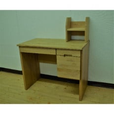 ＜しっかり収納一体型デスク＞レグル90デスク・上棚2点セット/アルダー/机/大川家具