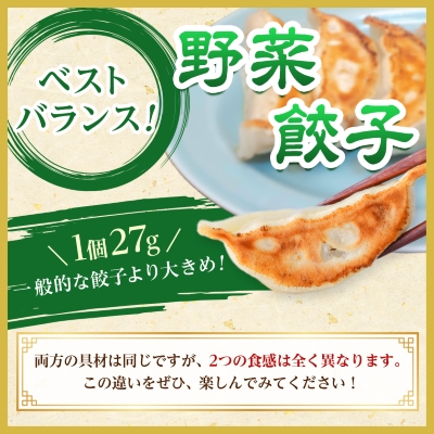 【佐野餃子(大)10個2人前】と【佐野餃子(中)野菜餃子24個4人前】【配送不可地域：離島・沖縄県】