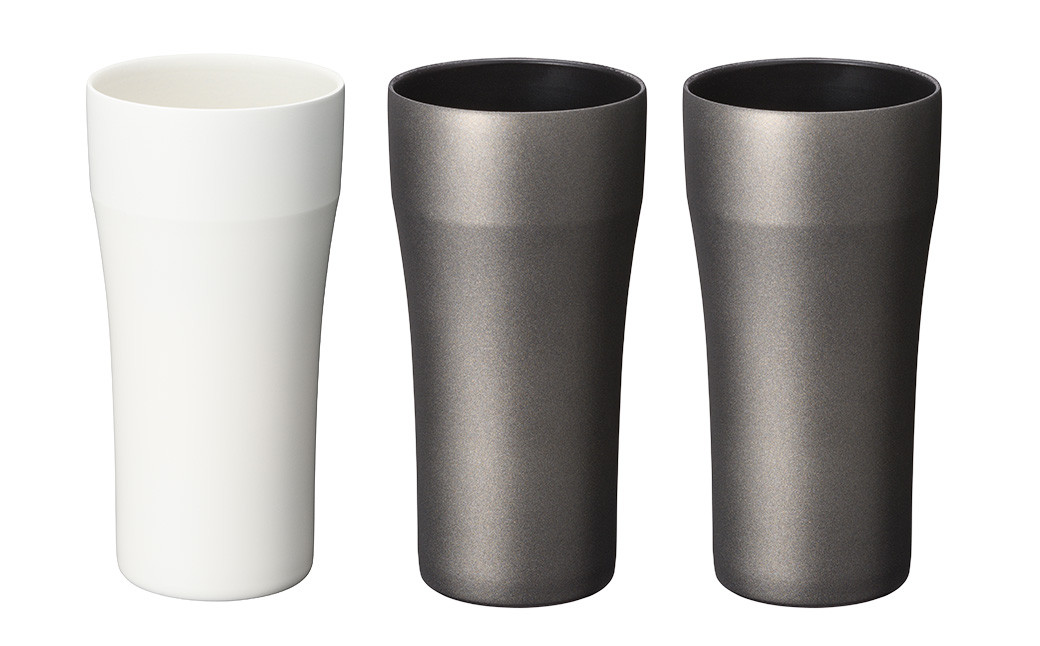 【京セラ】真空断熱タンブラー 420ml ＜ホワイト1個・ブラック2個＞ （計3個） CERAMUG タンブラー 真空容器 保冷 保温 真空断熱 セラミック トラベルカップ KYOCERA_ss1192_CR